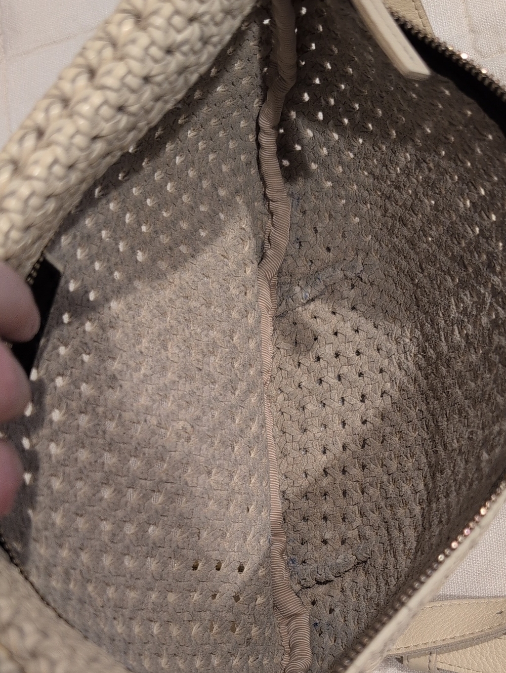 Clare V. Grande Fanny In Cream Rattan - Picture 5 of 9